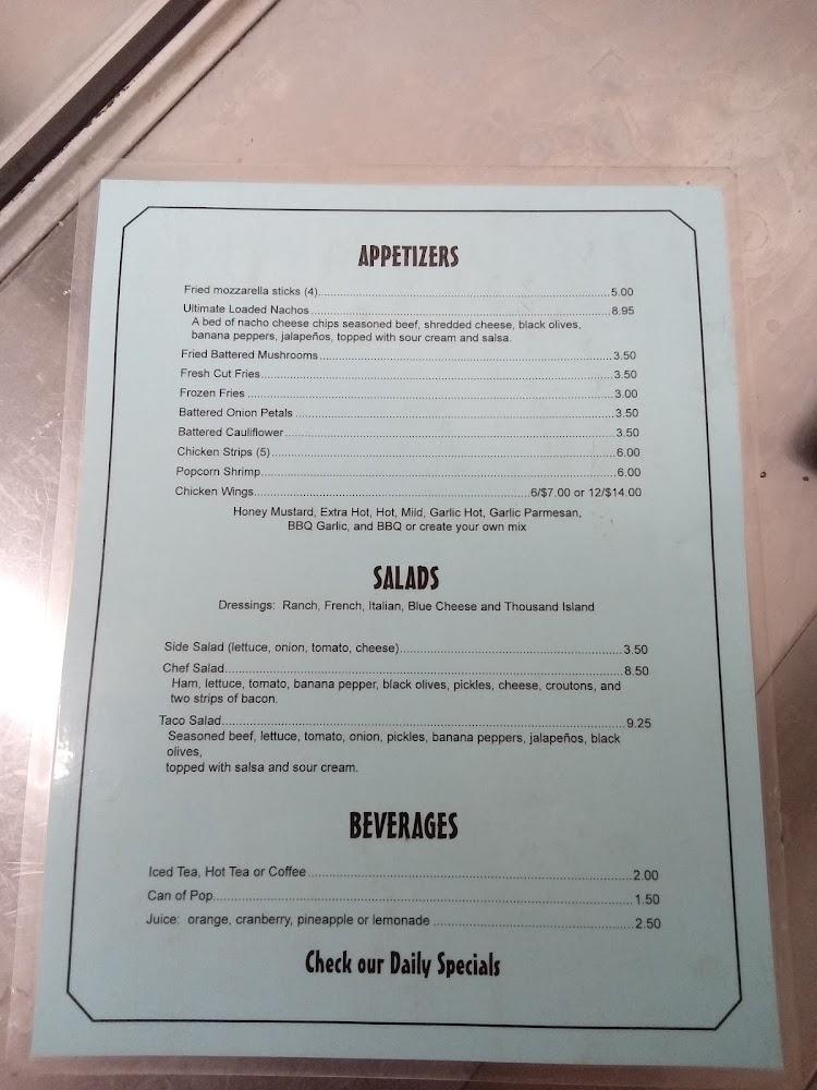 Putnam Tavern Menu image 1
